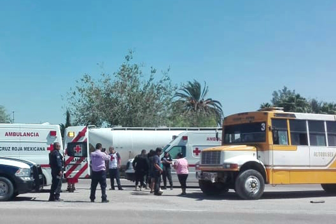 Accidente. Se impactan camiones en ejido de Gómez Palacio. (EL SIGLO DE TORREÓN)