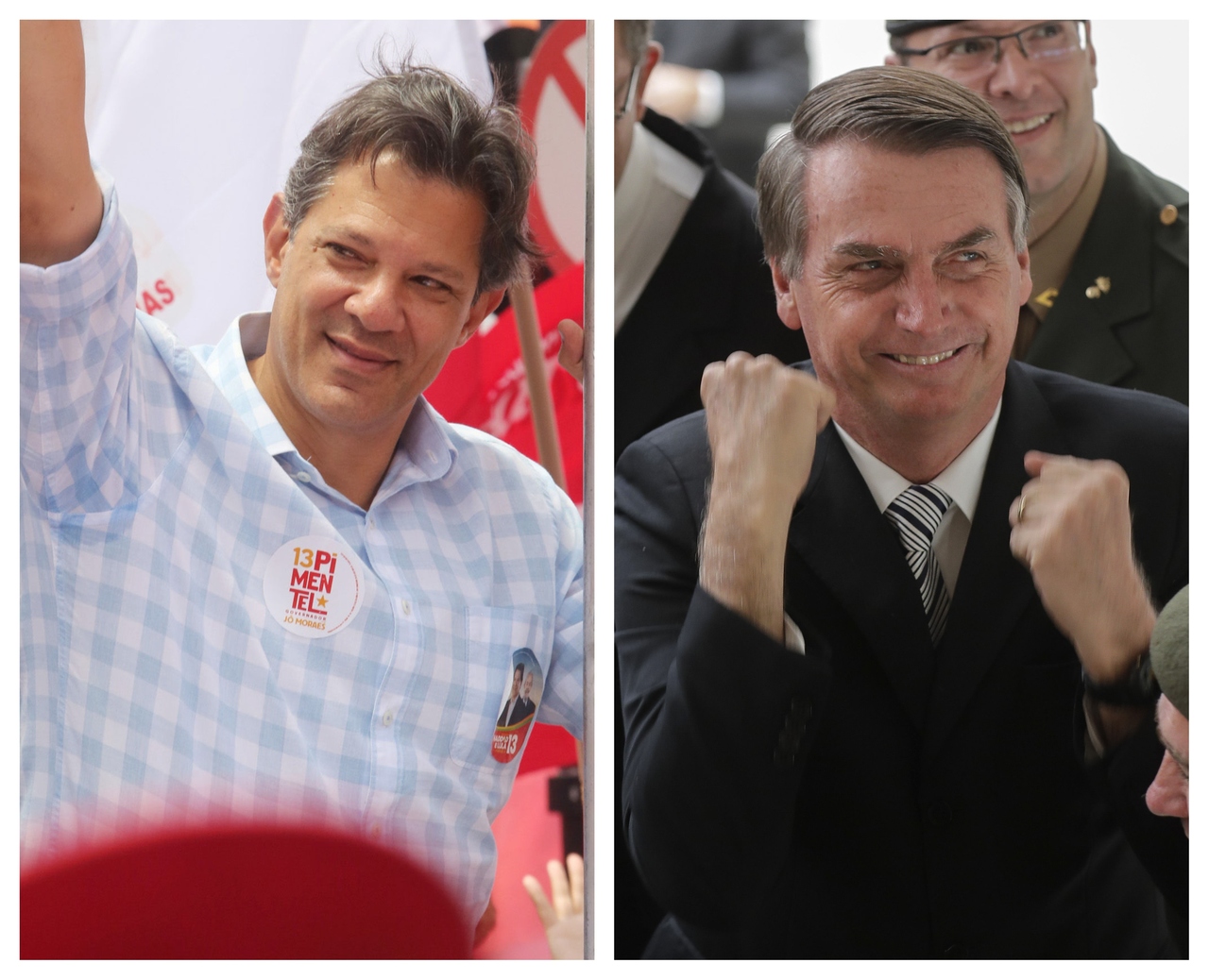 Bolsonaro y Haddad se ven en primer round
