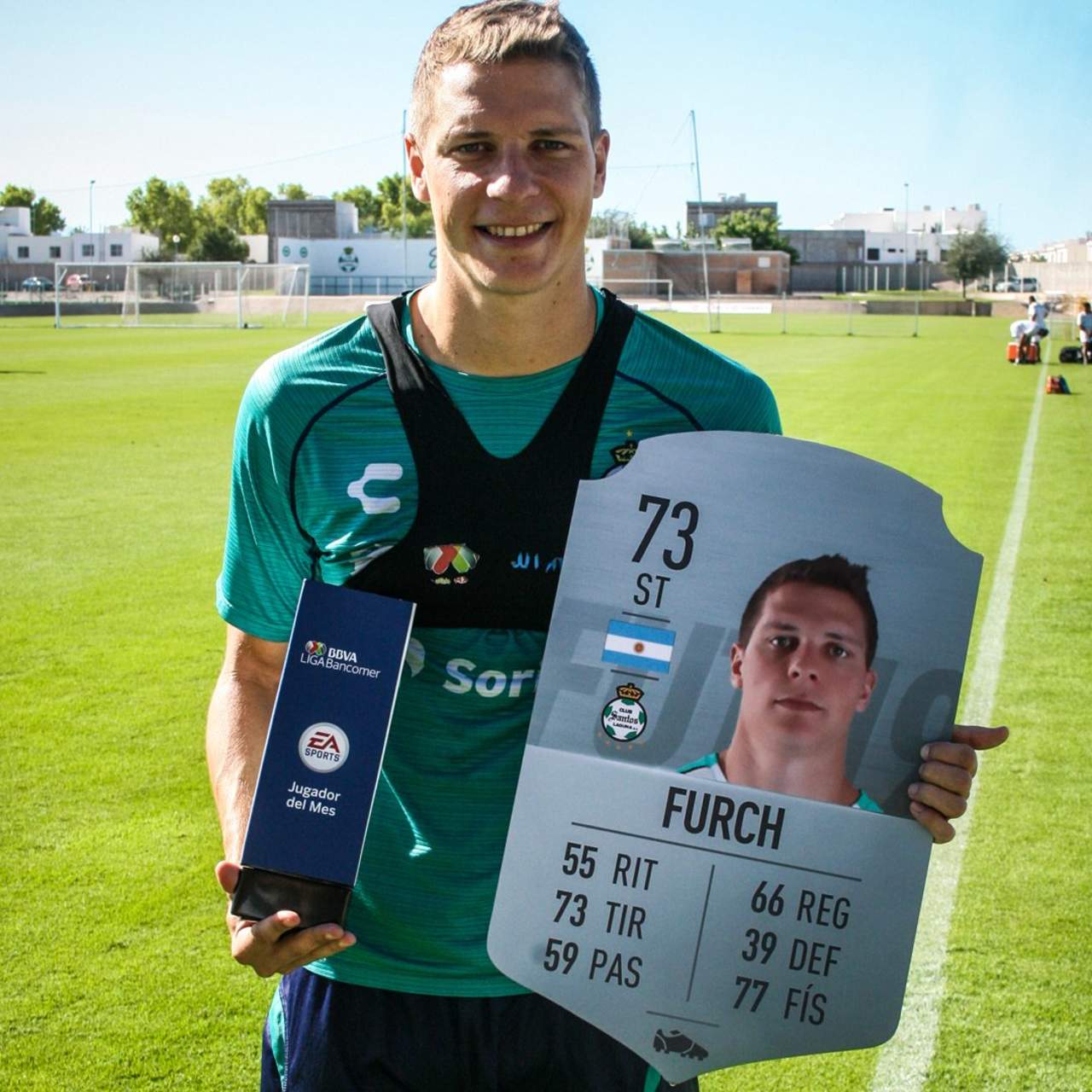 El argentino Julio César Furch fue reconocido como 'Jugador del Mes' por la franquicia FIFA 19 de EA Sports. (Especial)