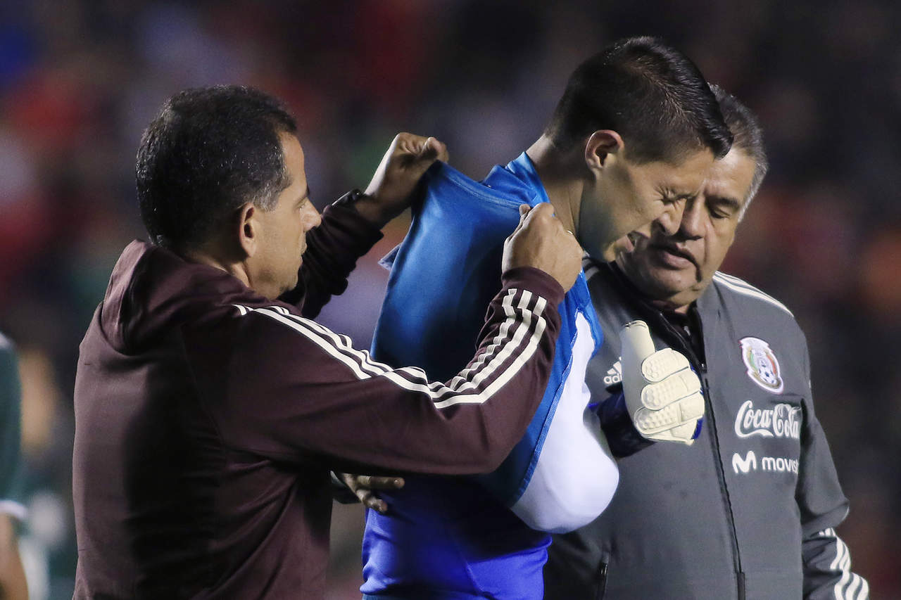 Hugo Gonzalez en lamento durante el juego amistoso contra la Selección de Chile. (Jam Media)