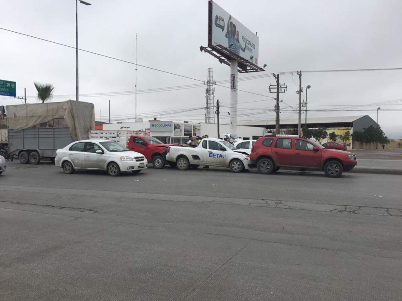 El accidente ocurrió en la colonia Felipe Ángeles de la ciudad de Torreón. (EL SIGLO DE TORREÓN)