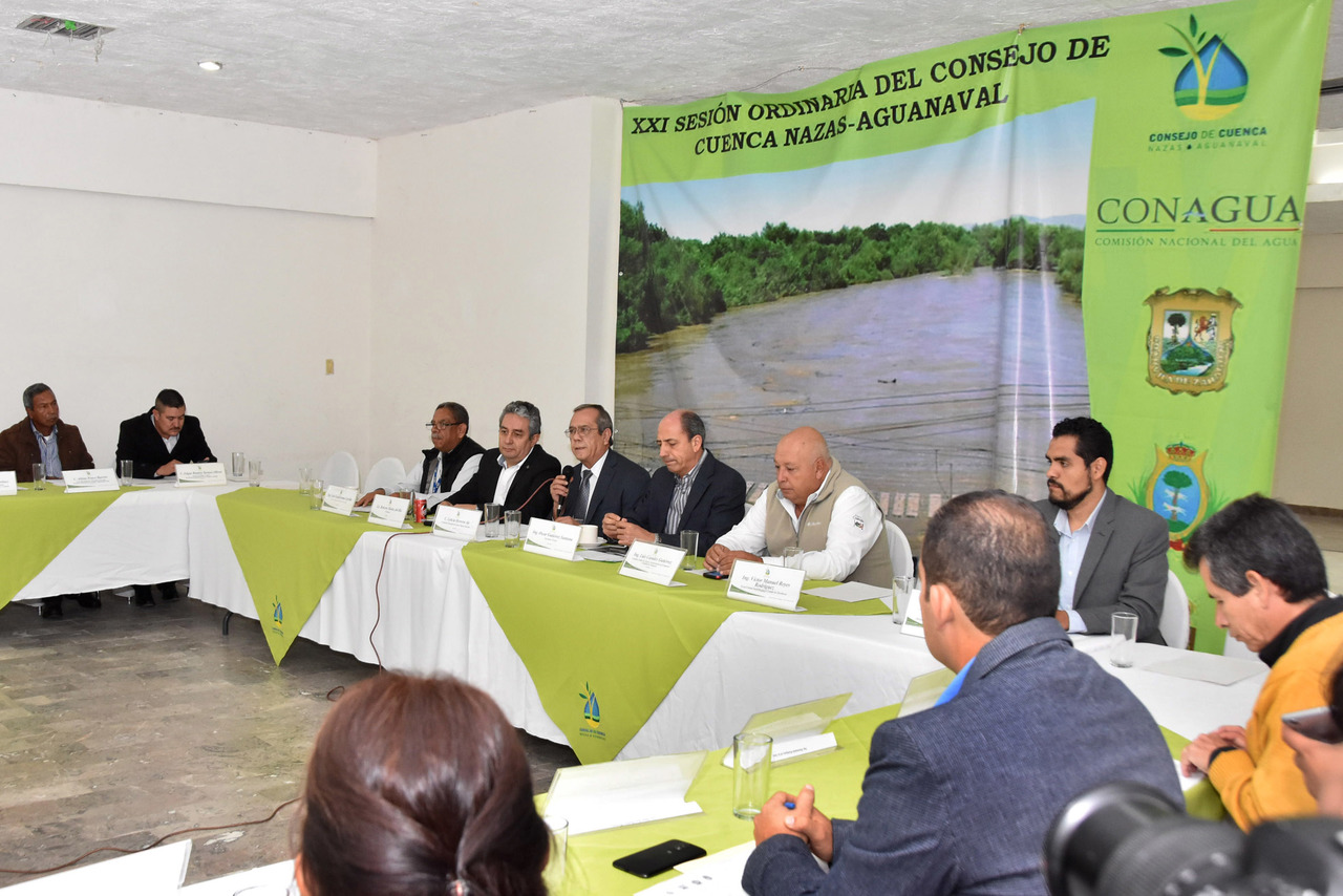 Exposición. Durante la sesión del Consejo de Cuenca Nazas-Aguanaval, se abordó el tema de las inundaciones. (EL SIGLO DE TORREÓN)