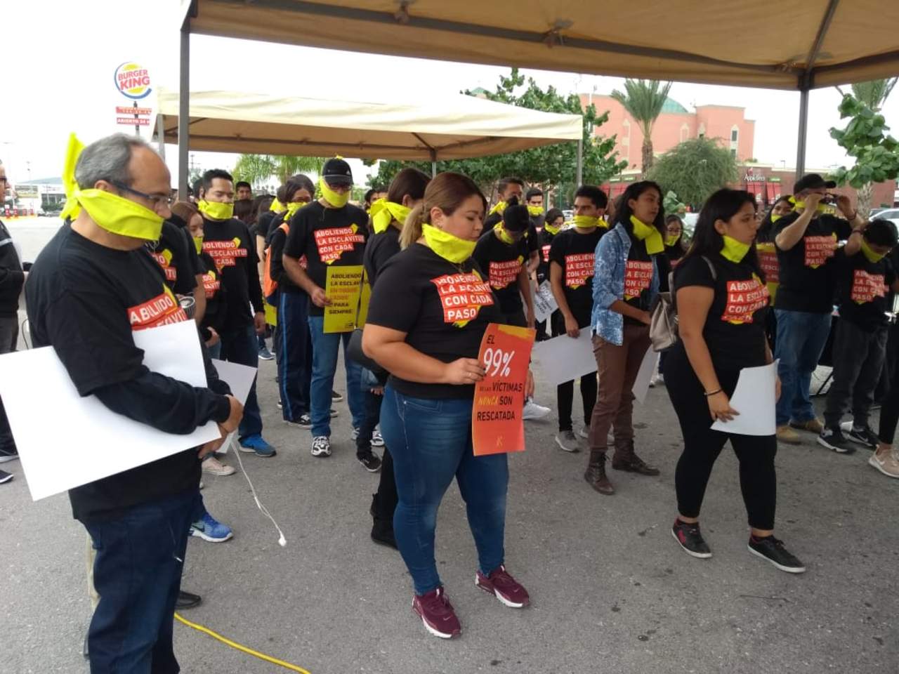 Se manifestaron en contra de la esclavitud moderna, la trata de personas y la explotación sexual. (EL SIGLO DE TORREÓN) 
