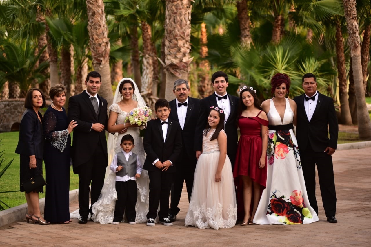 En la boda de Mariela y Carlos