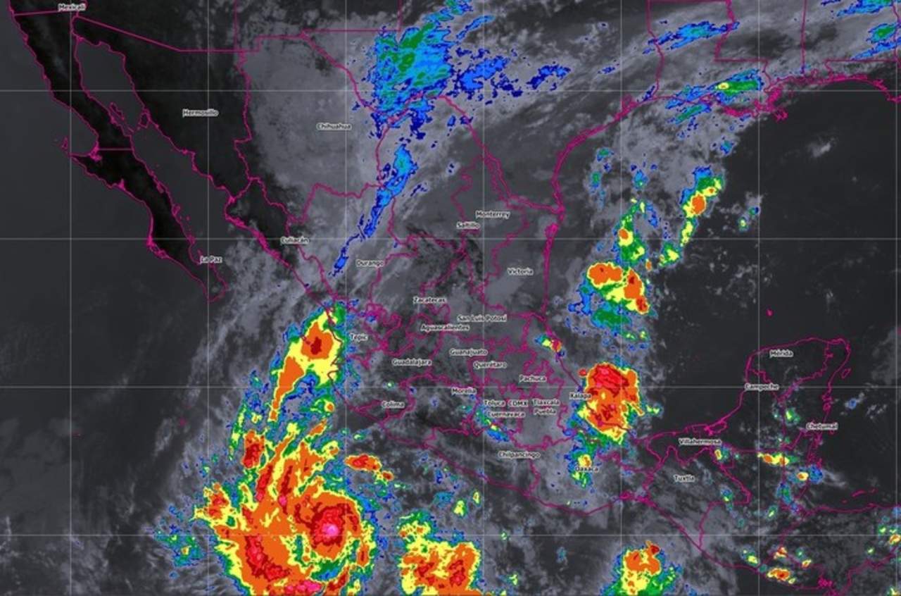Alerta. Los estados costeros del Pacífico están en alerta porque los dos ciclones están dejando mucha agua, Willa como depresión tropical dejó mucha agua en Oaxaca y Viente viene atrás.