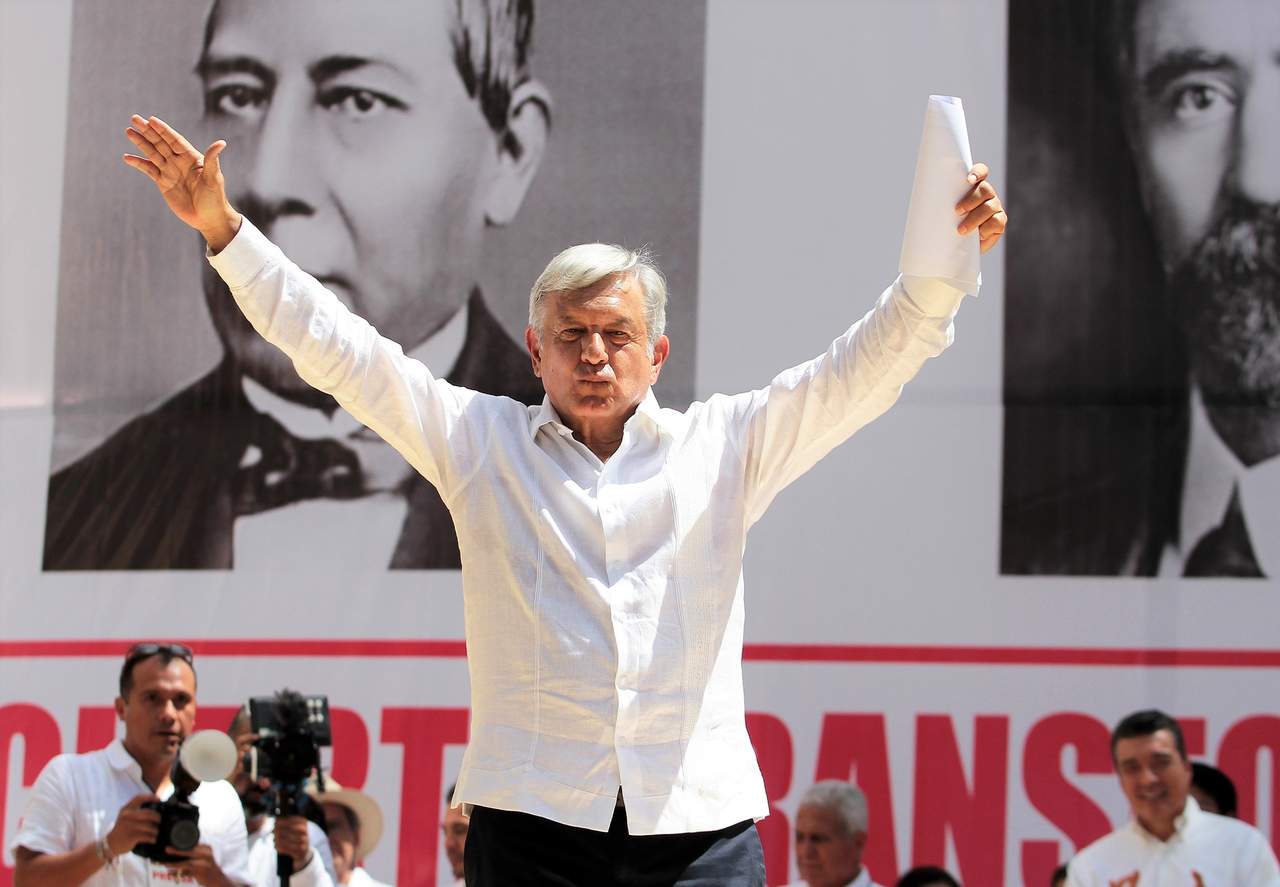 El mensaje lo escribió esta mañana el presidente electo, Andrés Manuel López Obrador en su cuenta oficial de Twitter. (ARCHIVO)