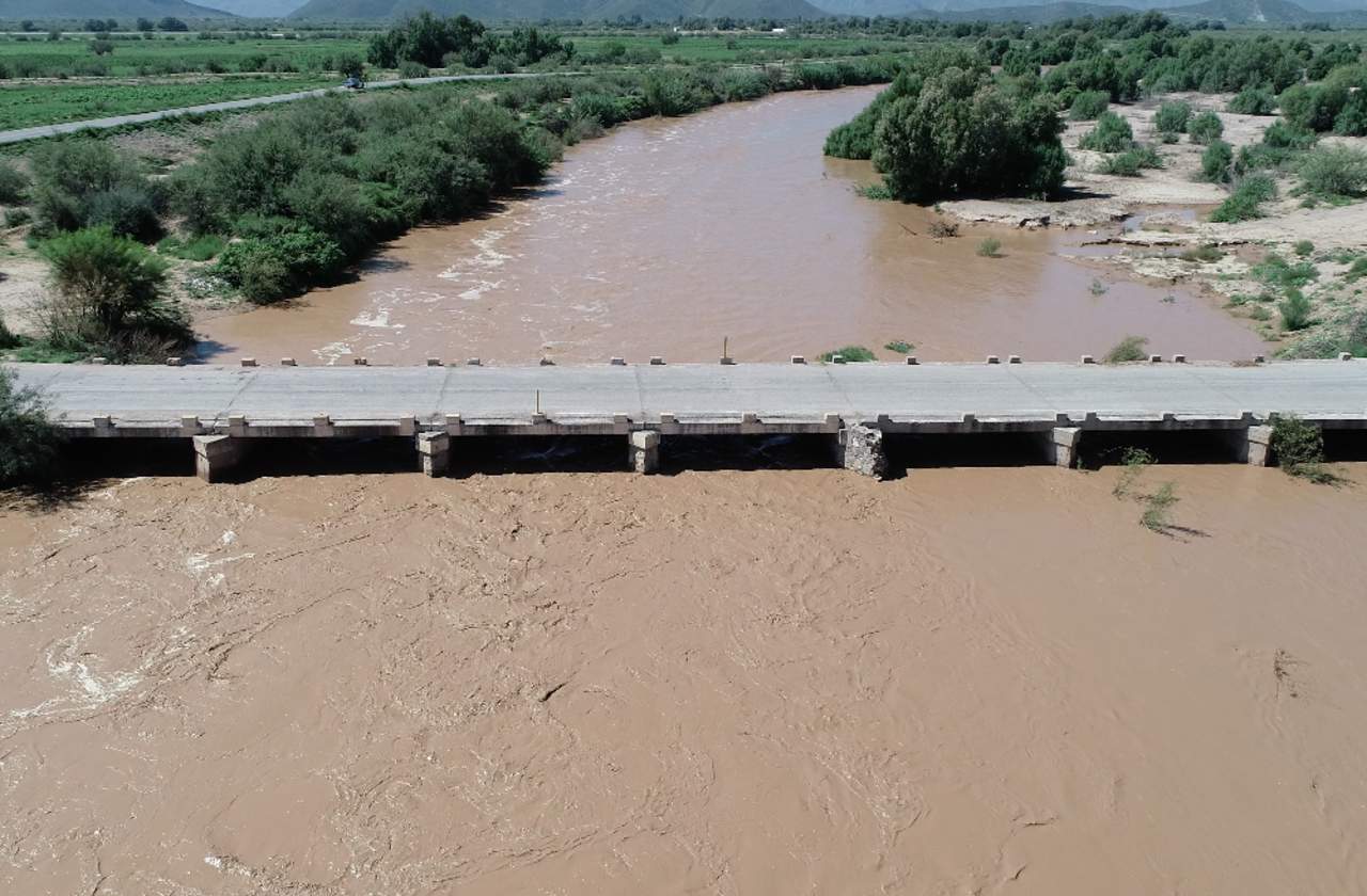 Ante las lluvias recientes, desfogarán agua por el Río Aguanaval. (ARCHIVO) 