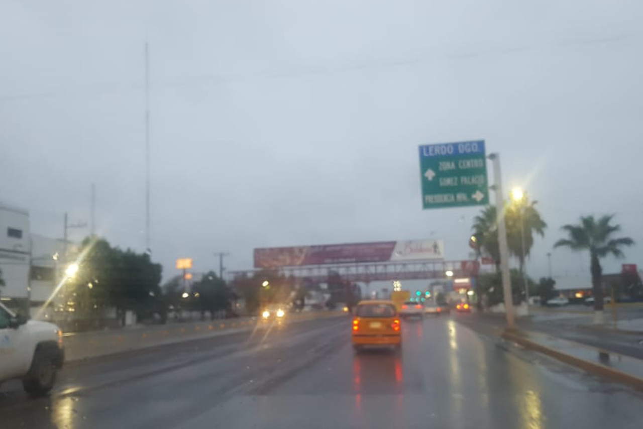Leves. Precipitaciones leves se registraron en Gómez Palacio, gracias a que las bandas nubosas del huracán se disiparon. (EL SIGLO DE TORREÓN)