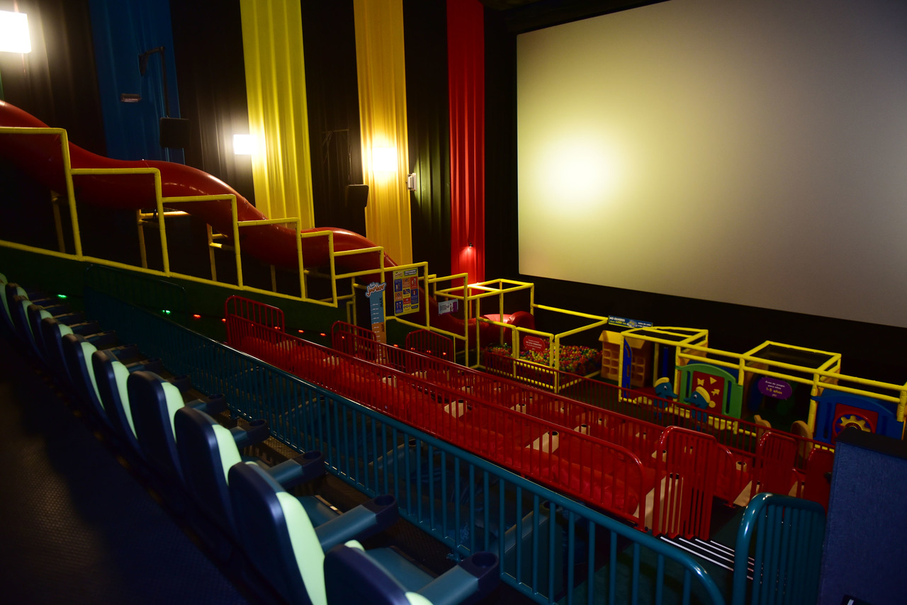 Proyecto. Se han desarrollado salas de cine para niños, con tobogán y butacas. (EL SIGLO DE TORREÓN/ERICK SOTOMAYOR)
