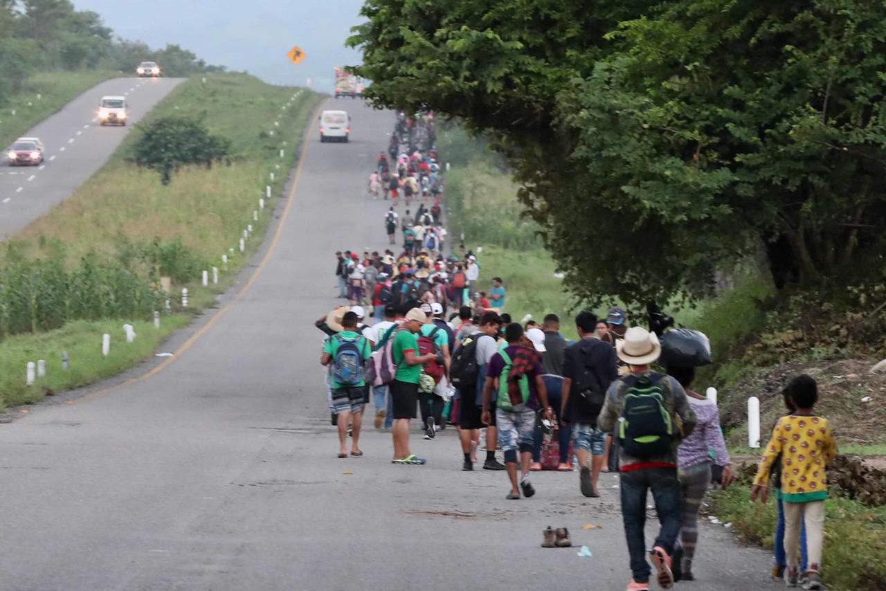 Fenómeno. Alrededor de 250 personas que integran la Caravana, ha solicitado refugio al Estado Mexicano.