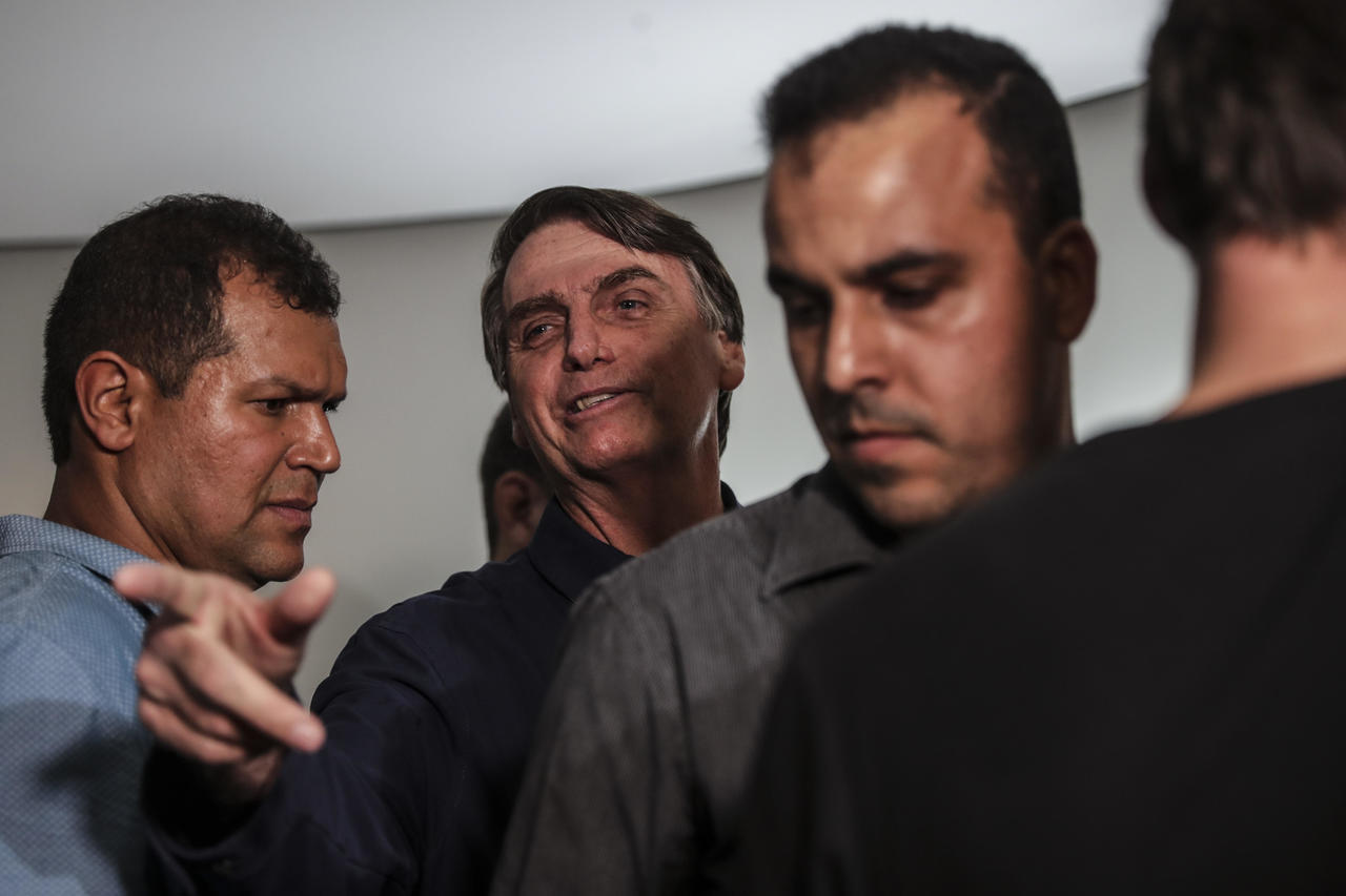 Su visión. Jair Bolsonaro volvió a ofrecerse como un político 'limpio' ante la Justicia.