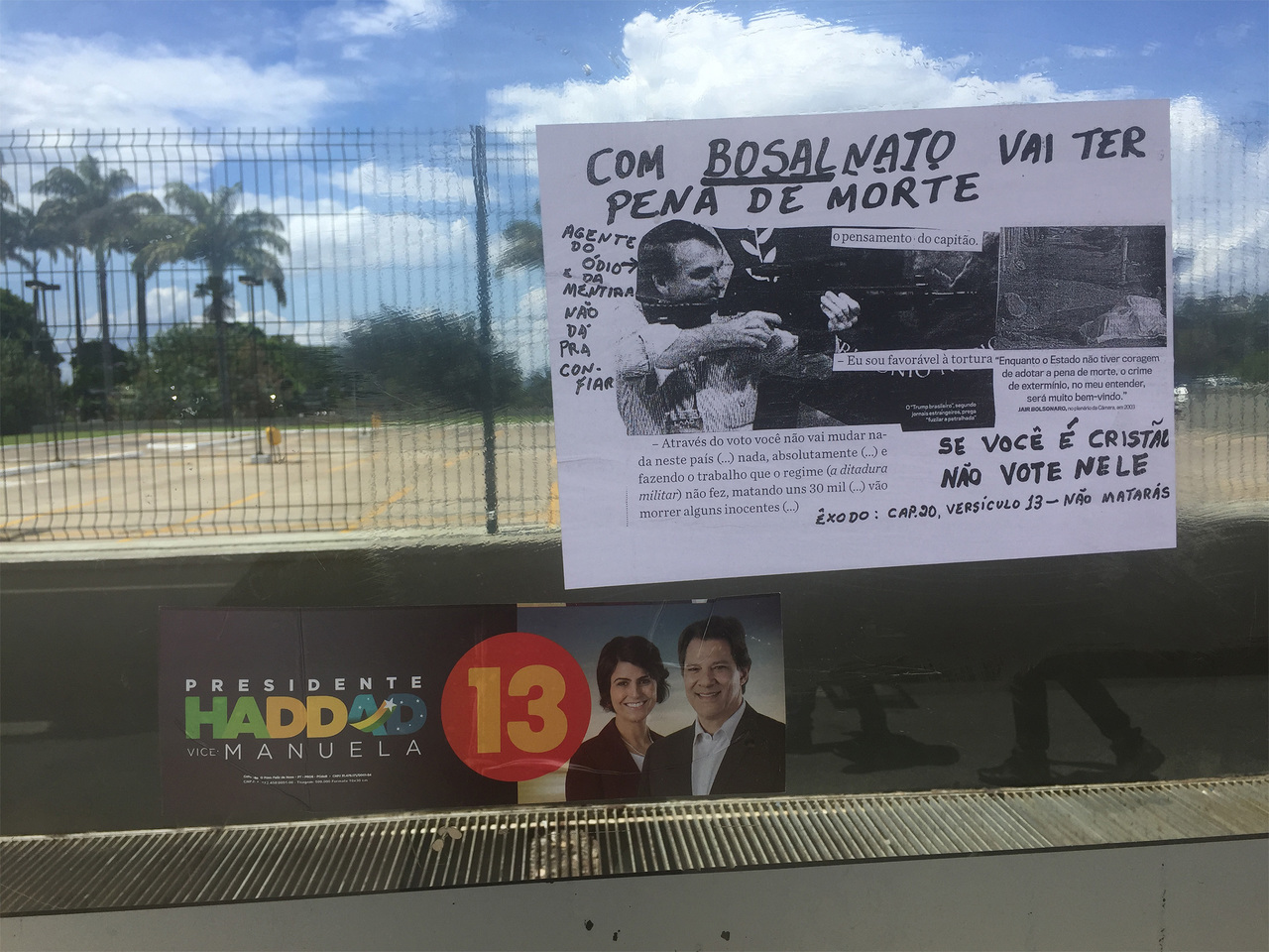 Censuran retiro de propaganda contra Bolsonaro