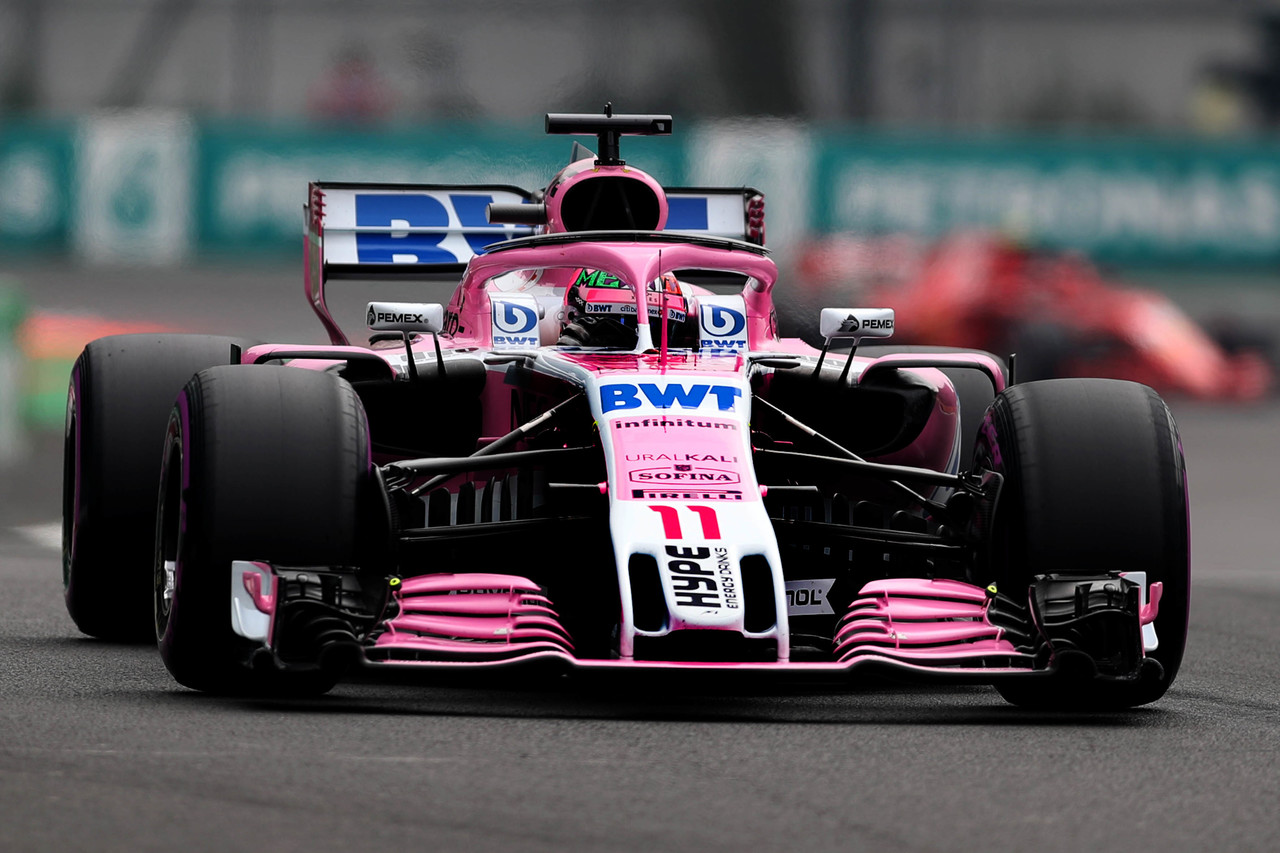 El mexicano Sergio Pérez, de la escudería Force India, estará como local hoy en el Gran Premio de México.