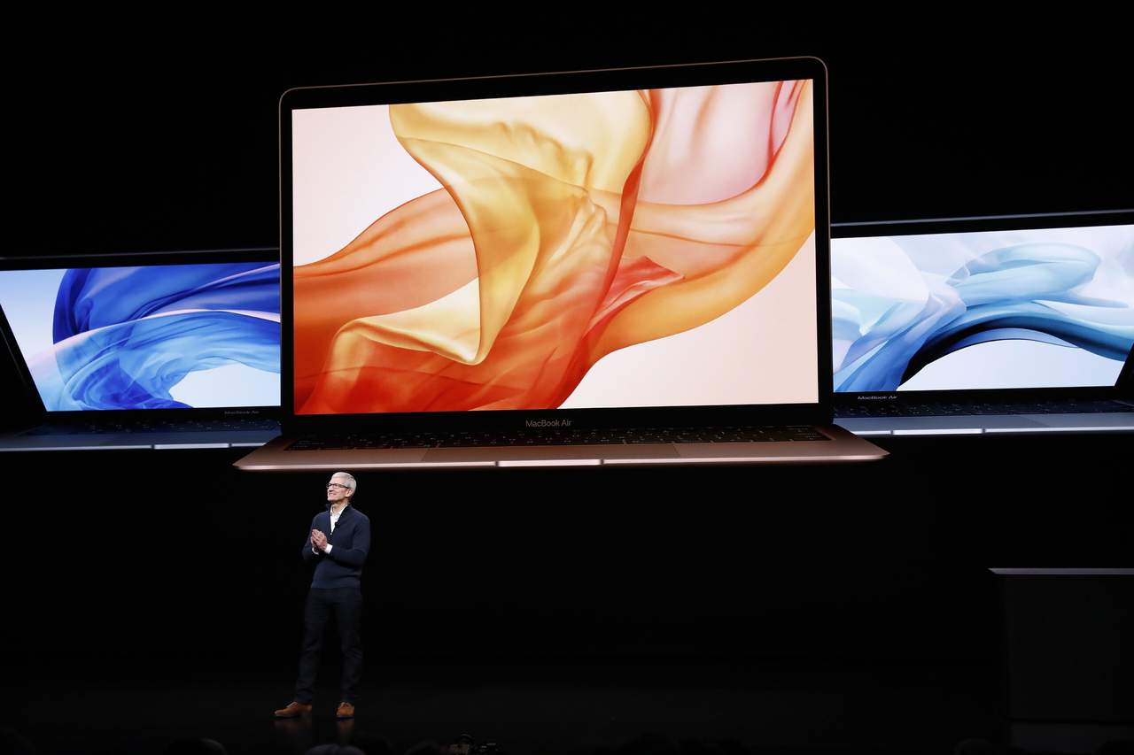 Apple presentó hoy sus nuevos productos entre los que destaca la nueva MacBook Air. (EFE) 