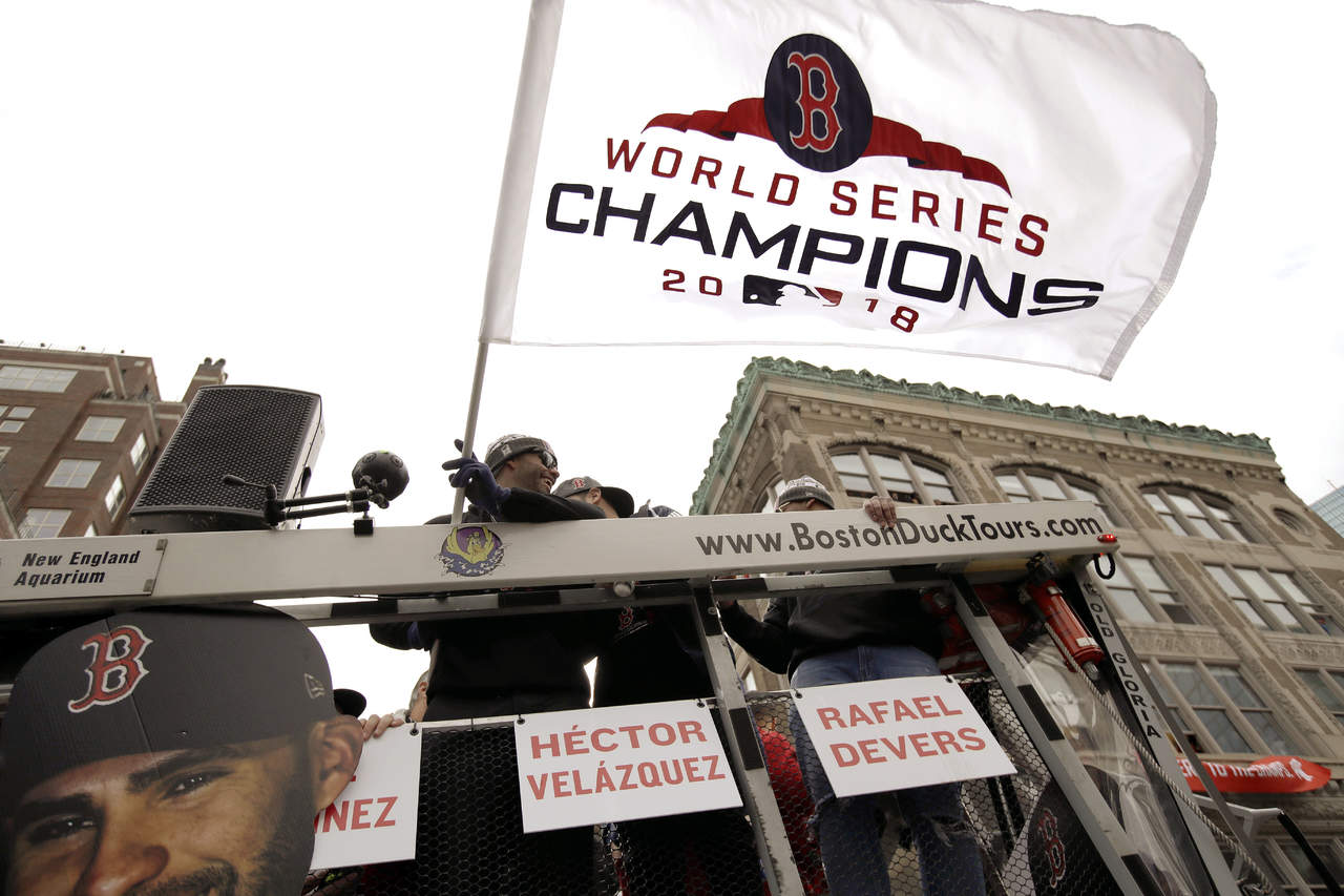 Medias Rojas se coronó desde el pasado domingo campeón de la Serie Mundial de Beisbol.