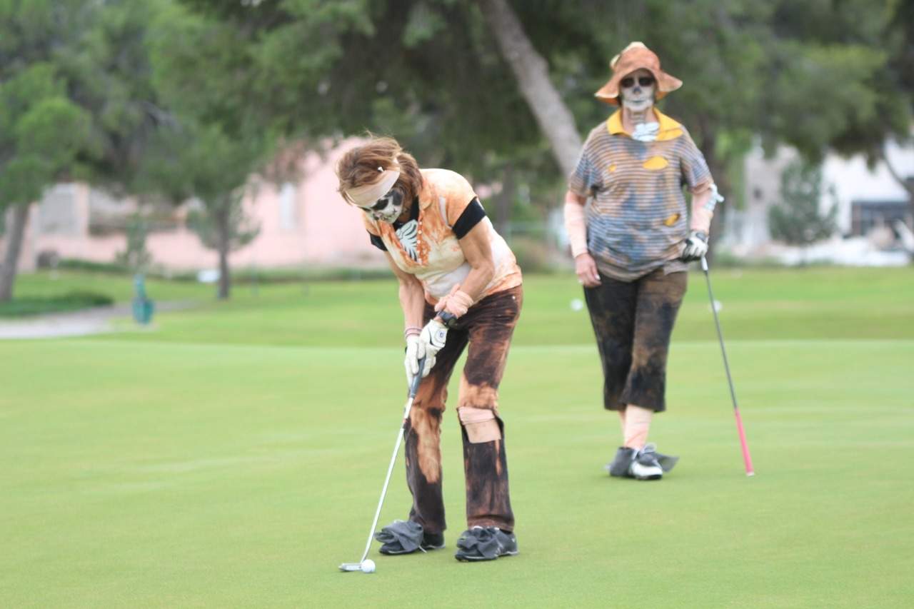 Hoy se llevó a cabo el tradicional Torneo de Golf de Halloween, convocado por el Comité de Damas golfistas del Club Campestre Torreón. (EL SIGLO DE TORREÓN)