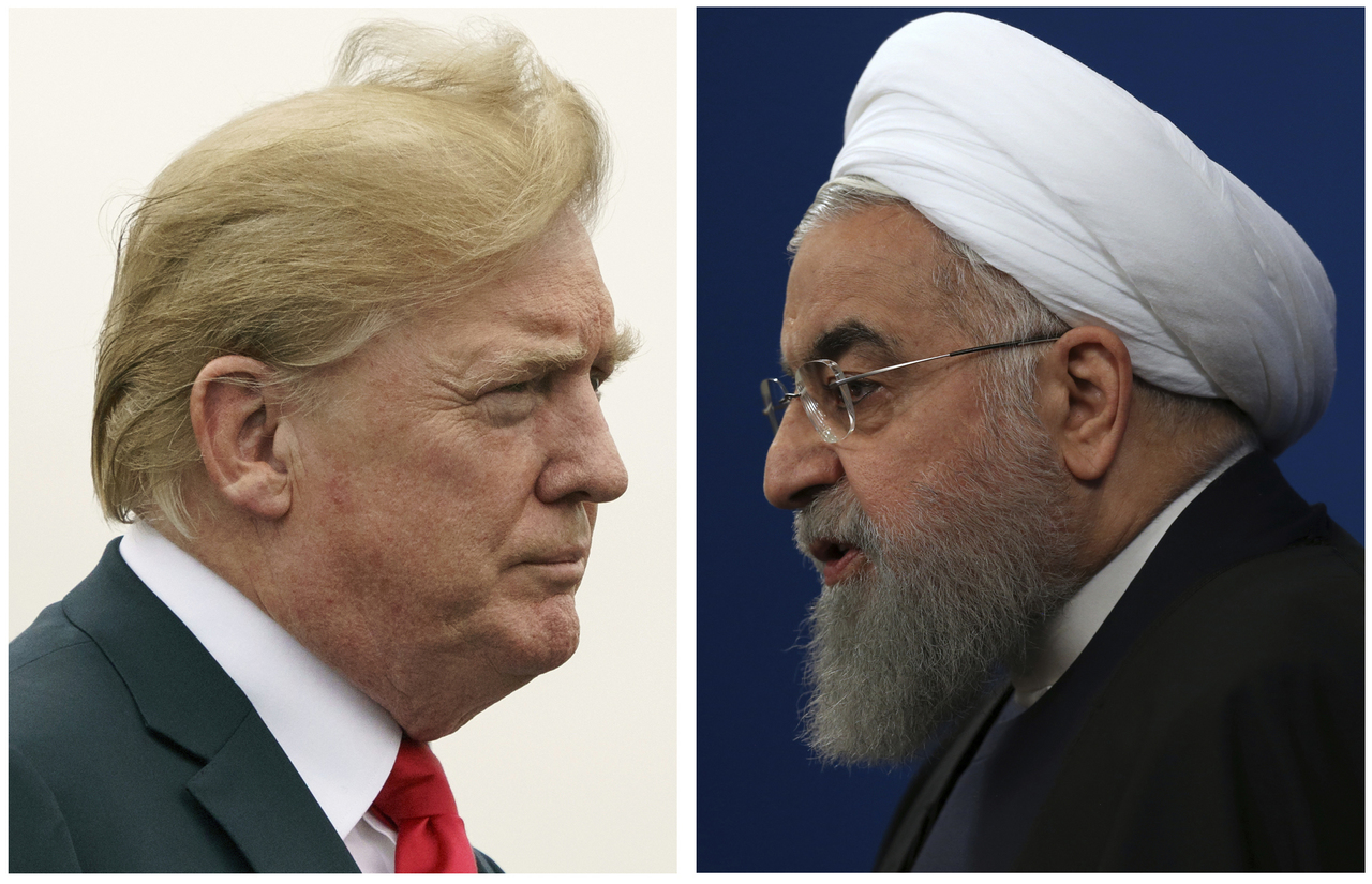 Conflicto. Las sanciones de Trump a Irán, entrarán en vigor el próximo lunes, mientras que el presidente iraní Hassan Rouhaní, trata de tranquilizar a su pueblo.