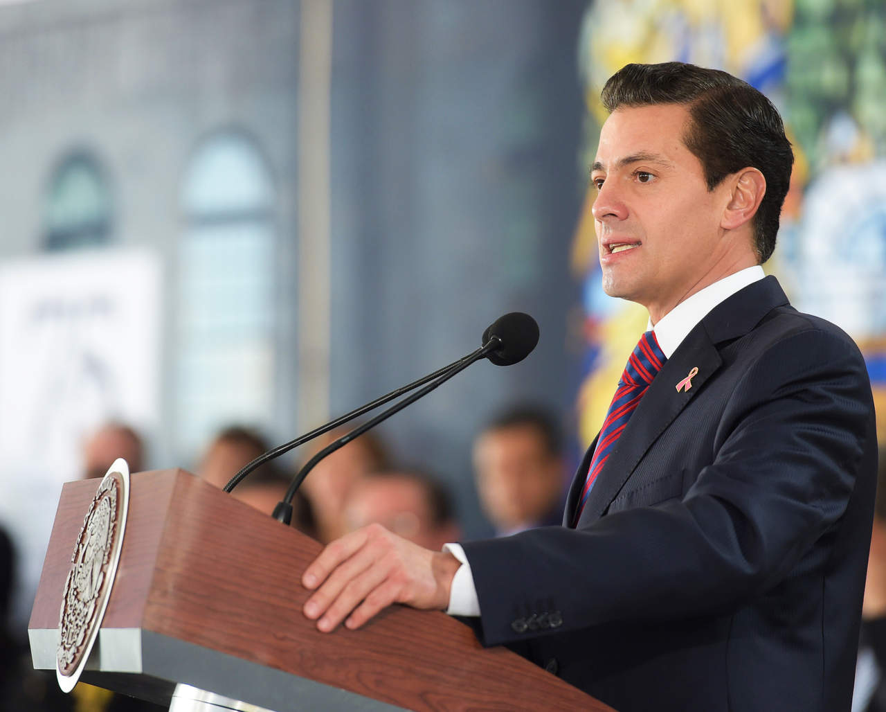 Peña Nieto recordó que en 2016 el TLCAN 'estaba en vilo' cuando el entonces candidato a la Presidencia de Estados Unidos, Donald Trump, amenazó que lo iba a derogar. (ARCHIVO)