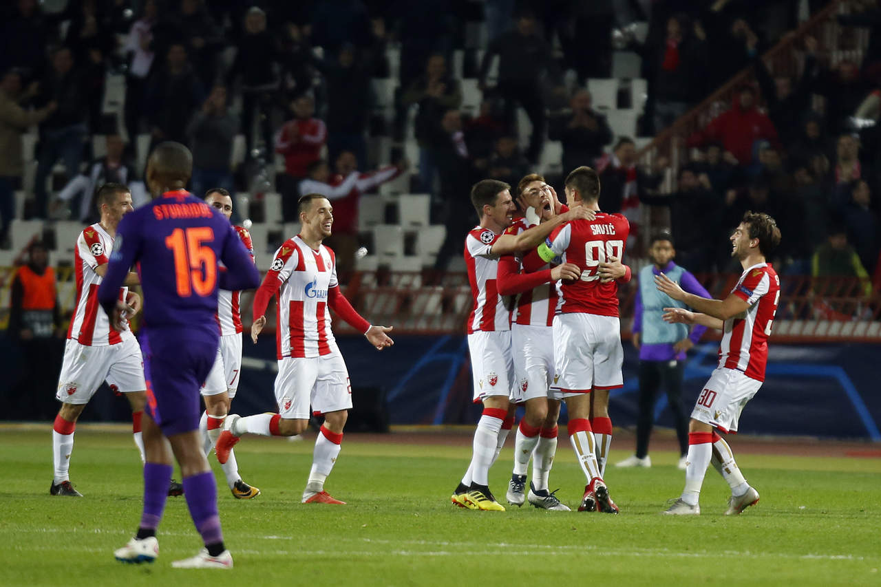 Con doblete del delantero serbio Milan Pavkov al 22’ y 29’, el equipo local consiguió su primera victoria en Champions League.