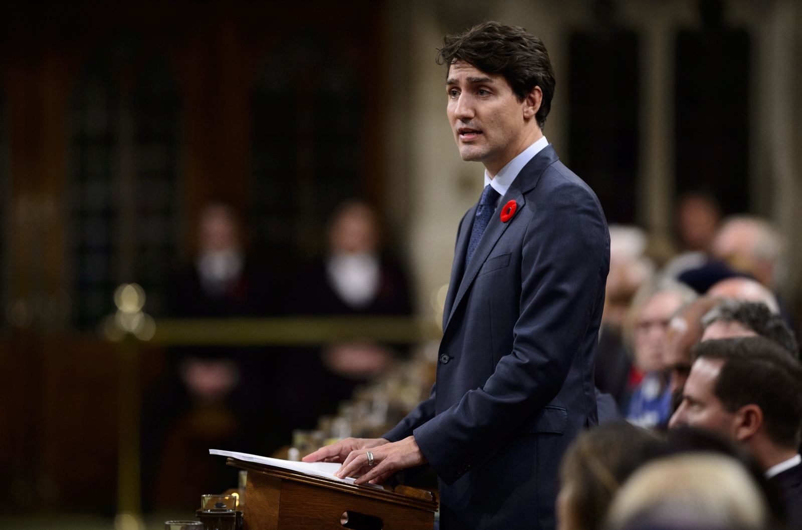 Memoria. Justin Trudeau expresó una disculpa oficial a nombre de su país por el rechazo de un barco lleno de judíos en 1939. (AP)