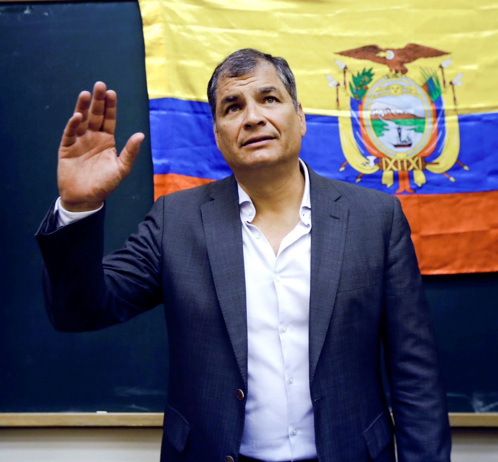 Acusación. El expresidente ecuatoriano fue acusado de ser el autor intelectual del secuestro de un opositor. (EFE)