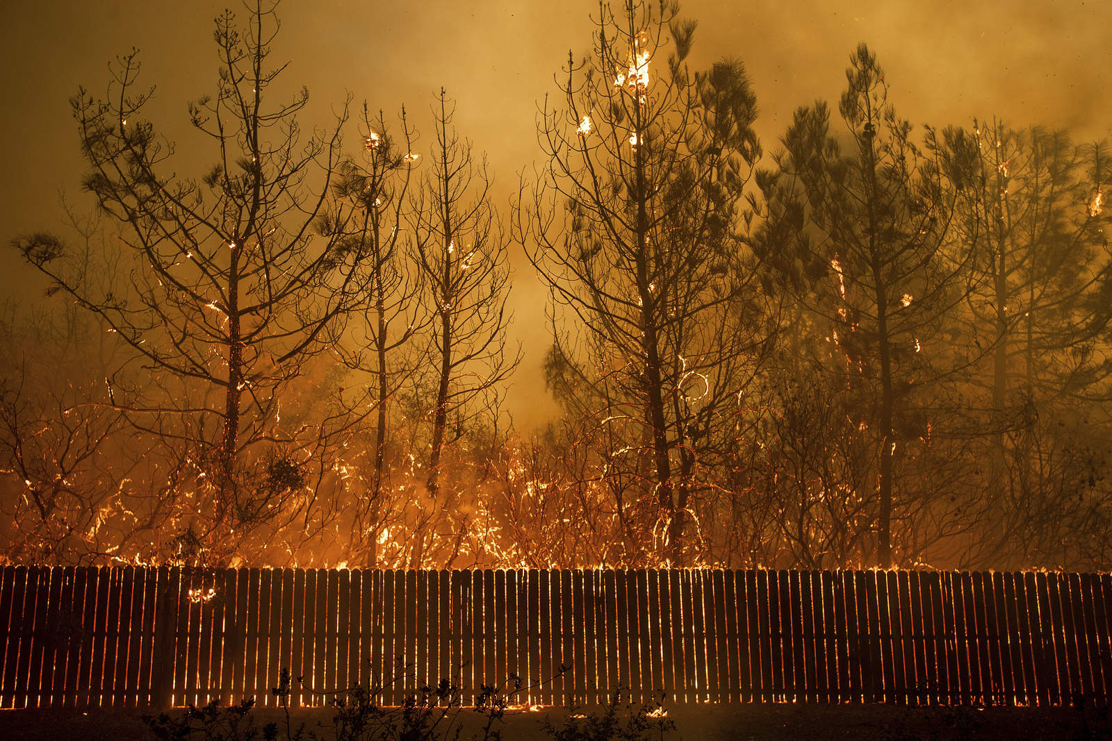 Ordenaron este viernes la evacuación de Malibú en California debido a la proximidad de un voraz incendio forestal. (AP)