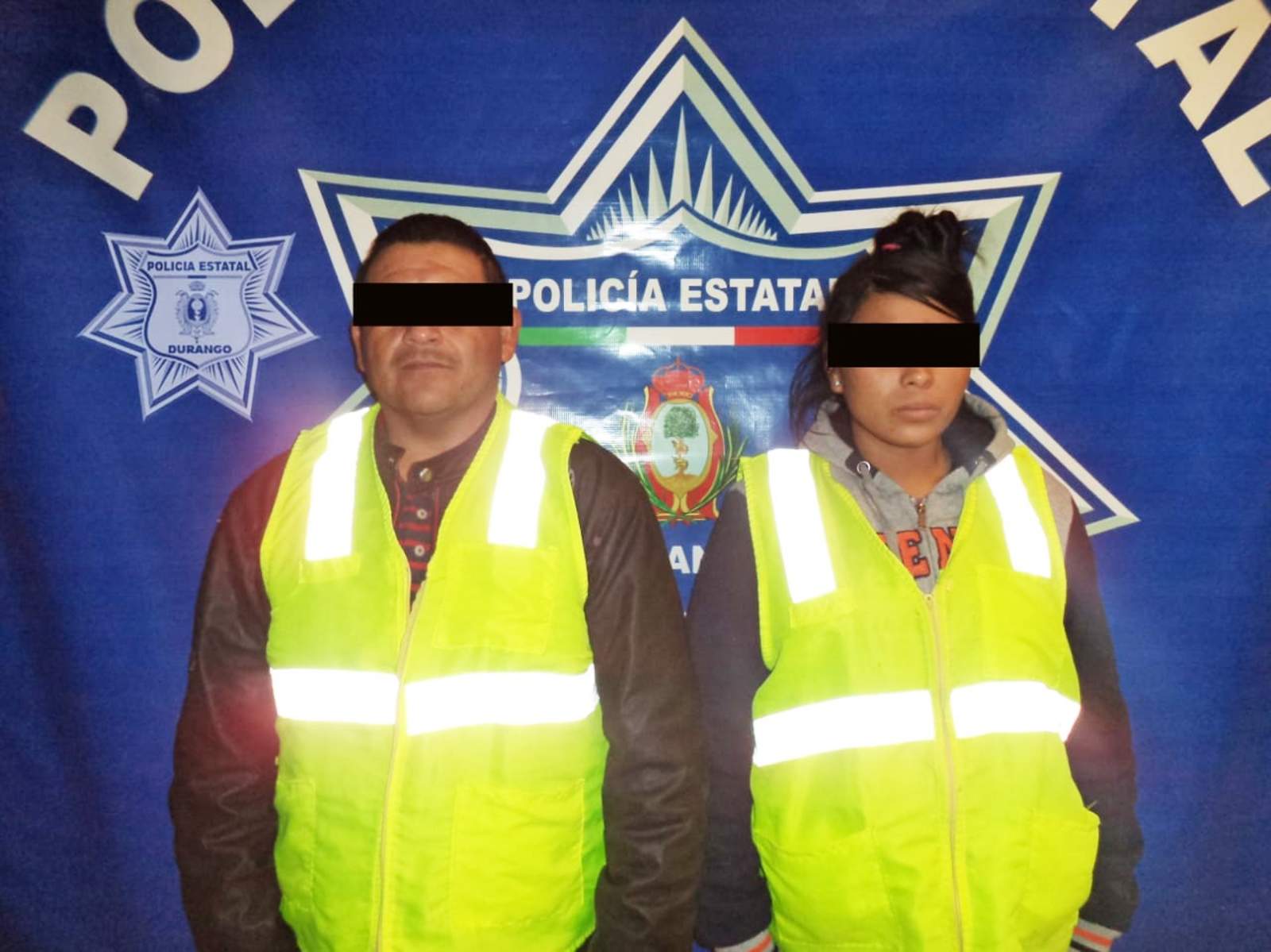 La pareja fue detenida en Gómez Palacio. (ESPECIAL) 