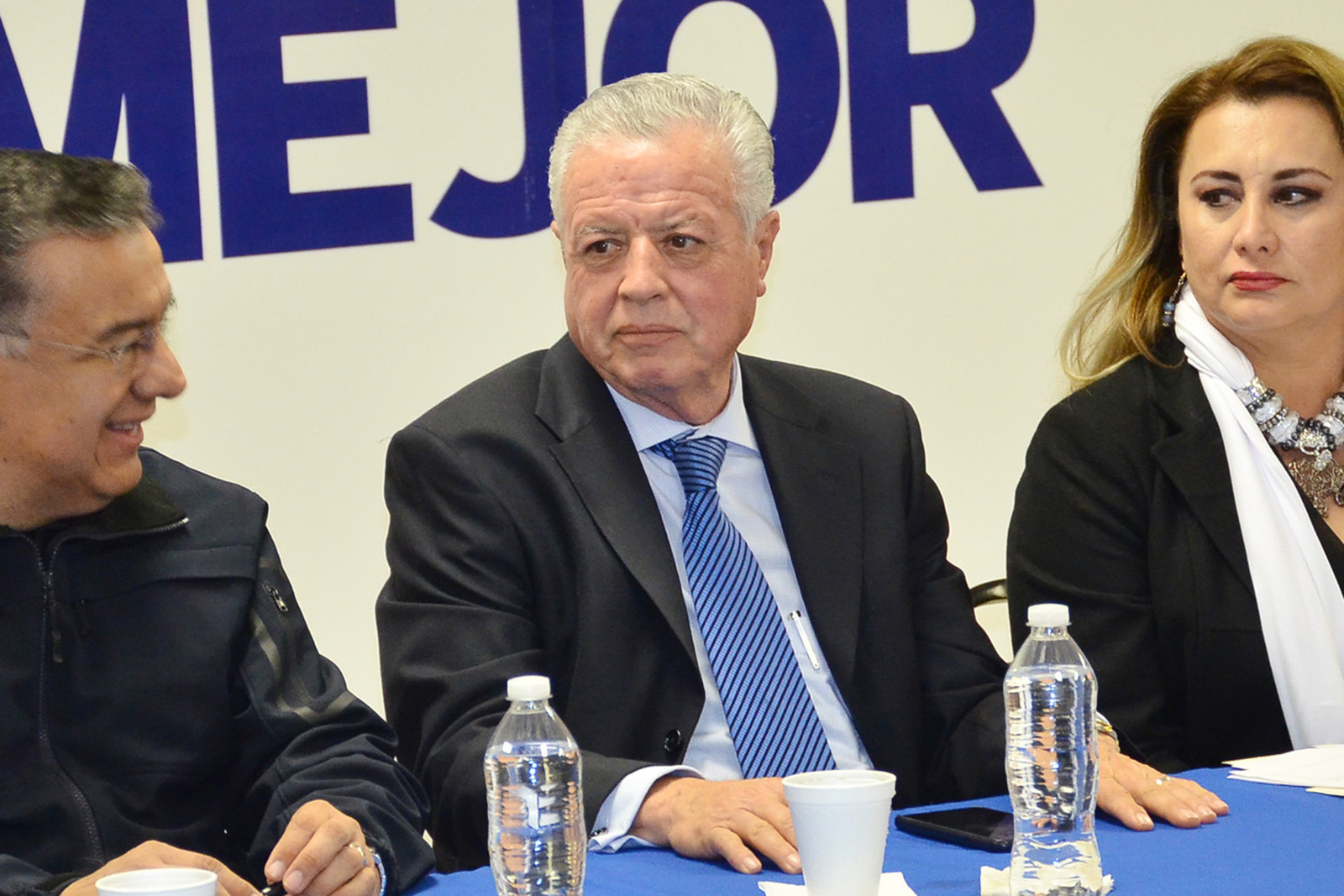 Prevención. El alcalde Jorge Zermeño presidió reunión del COMCA en el que se presentó informe. (FERNANDO COMPEÁN)