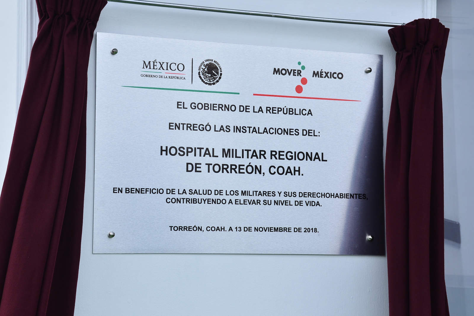 Se realizó oficialmente la entrega del Hospital Militar. (FERNANDO COMPEÁN) 