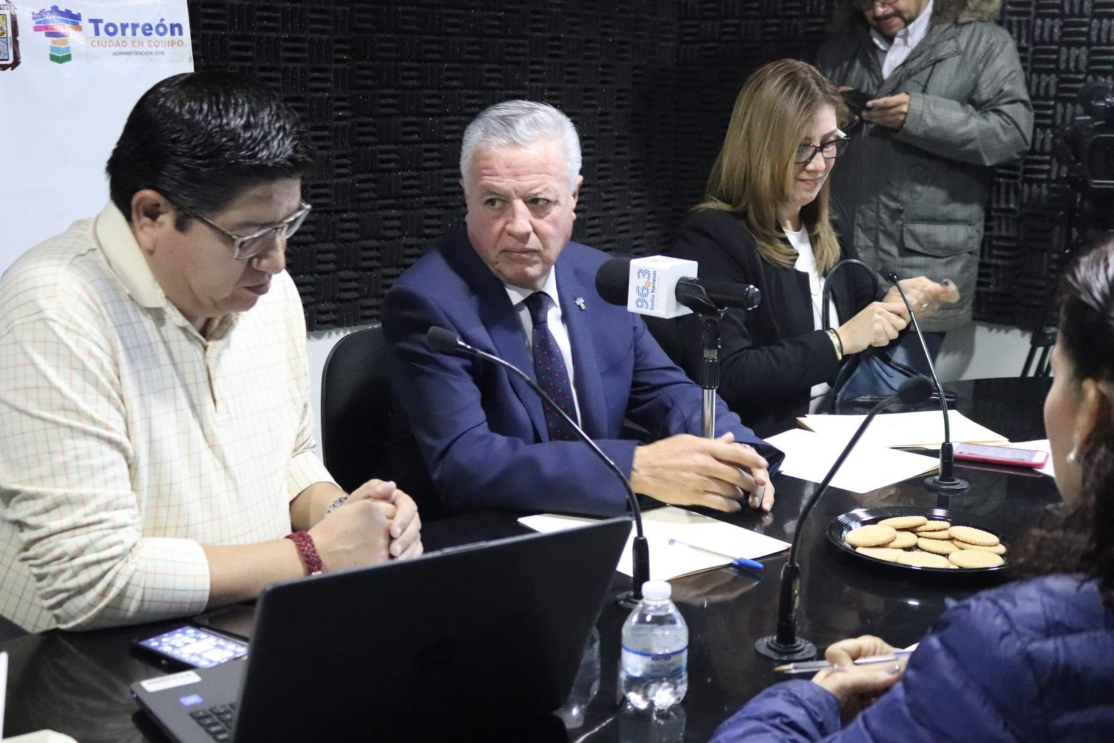 El presiente Jorge Zermeño Infante habló ayer de las acciones realizadas en algunas dependencias. (CORTESÍA)