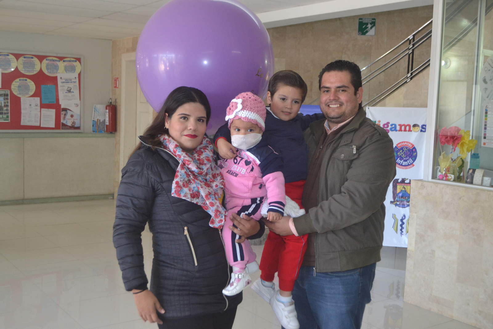 La paciente, originaria de esta ciudad, fue diagnosticada a los ocho meses de nacida con leucemia linfoblástica. (ANGÉLICA SANDOVAL)