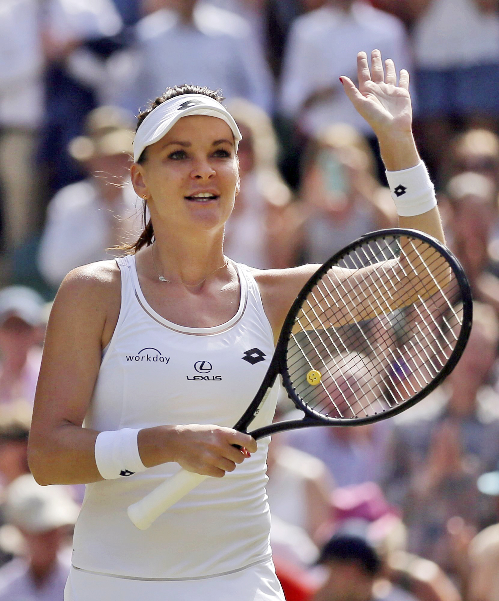 La polaca Agnieszka Radwanska, de 29 años de edad, ganó 20 títulos de la WTA en su carrera de 13 años.