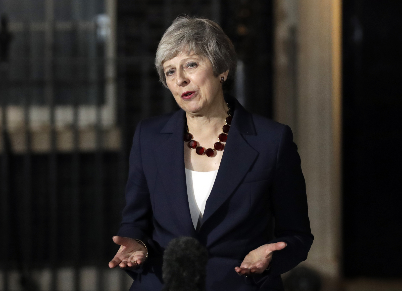 Rumbo. La primera ministra británica, la conservadora Theresa May, afirmó ayer que el acuerdo al que ha llegado con la Unión Europea (UE) sobre el 'brexit' es 'el mejor que podía ser negociado'. (AP)