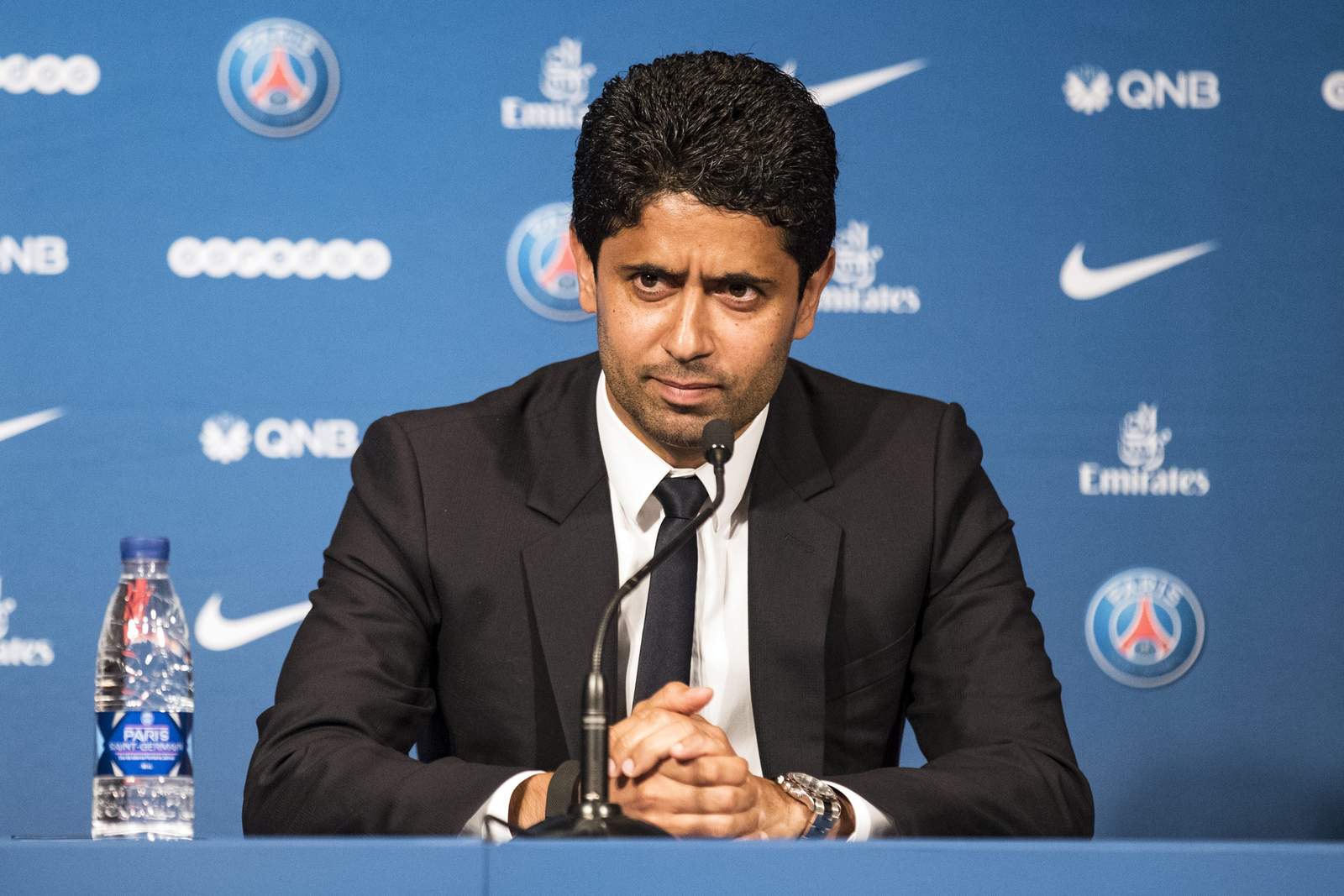 Nasser Al Khelaïfi, presidente del Paris Saint-Germain.