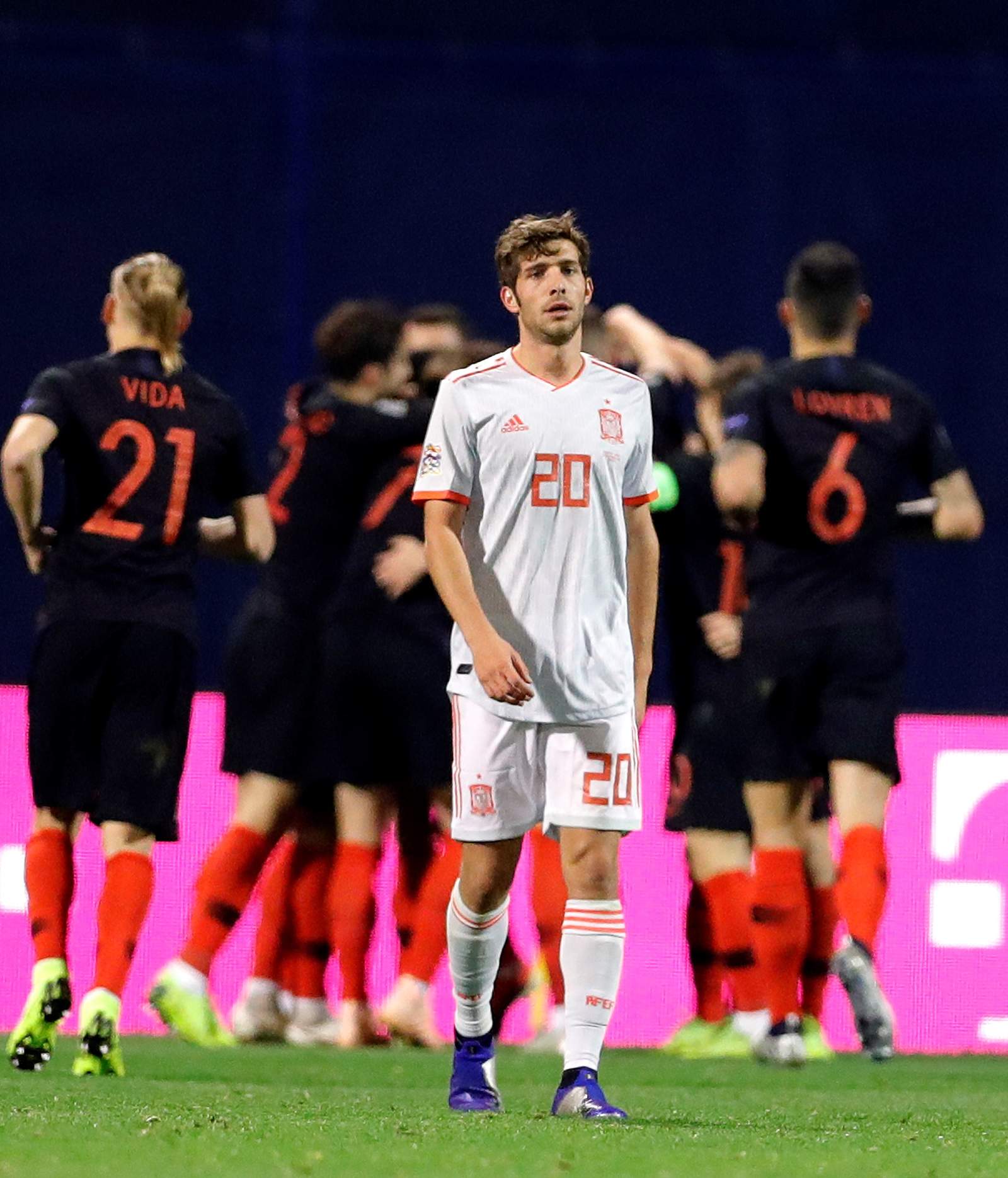 España requería del empate entre Inglaterra y Croacia para avanzar en la UEFA Liga de Naciones.