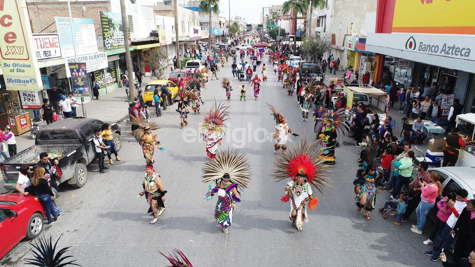 Hoy se realiza la bendición de danzas en Torreón. (EMMANUEL AZUARA) 