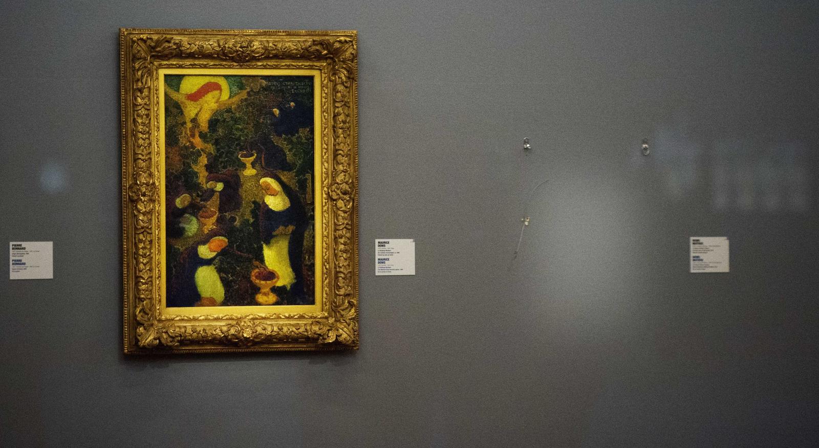 Suceso. Fotografía de archivo que muestra el lugar vacío en el que se exponía un cuadro robado de Pablo Picasso en el museo Kunsthal de Rotterdam (Holanda), el 16 de octubre de 2012. (CORTESÍA)
