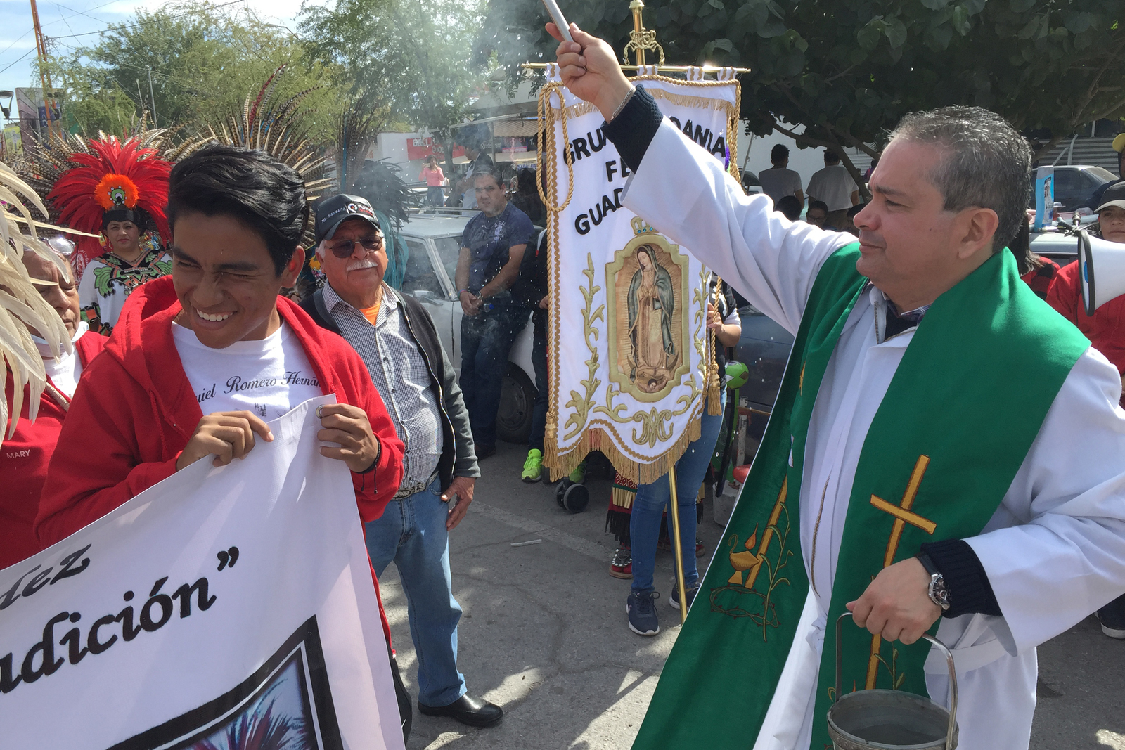 Fervor. Todas las peregrinaciones llegarán a la parroquia de Guadalupe o del cerrito en Lerdo.