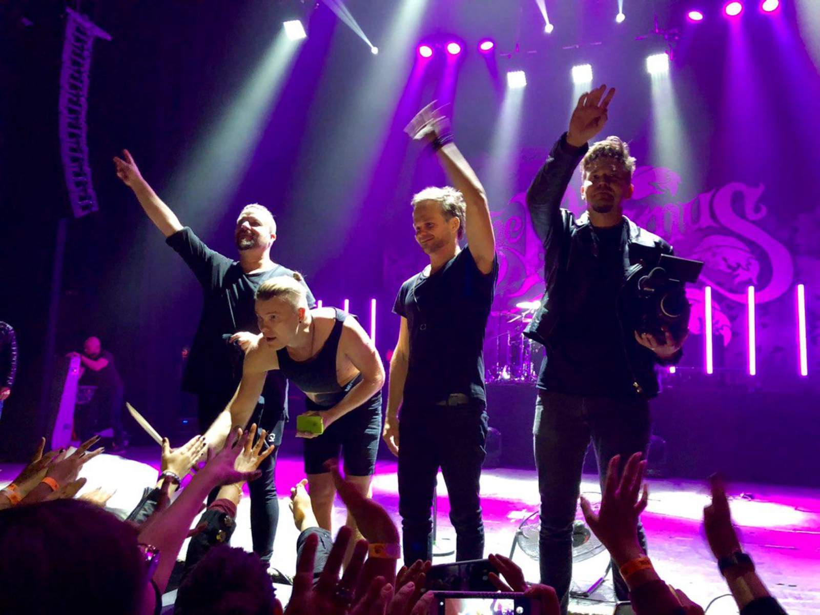 La banda finlandesa regresó este lunes a México, ofreciendo en Monterrey el primero de cuatro conciertos de su gira Dark Matters Tour. (JOSÉ HERNÁNDEZ)