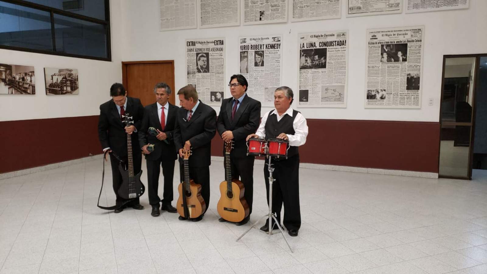 Roberto Márquez, Francisco Sánchez, Julio Arvizu, Jaime Jiménez y Miguel Martínez visitaron El Siglo de Torreón para hablar de su trayectoria. (EL SIGLO DE TORREÓN) 

