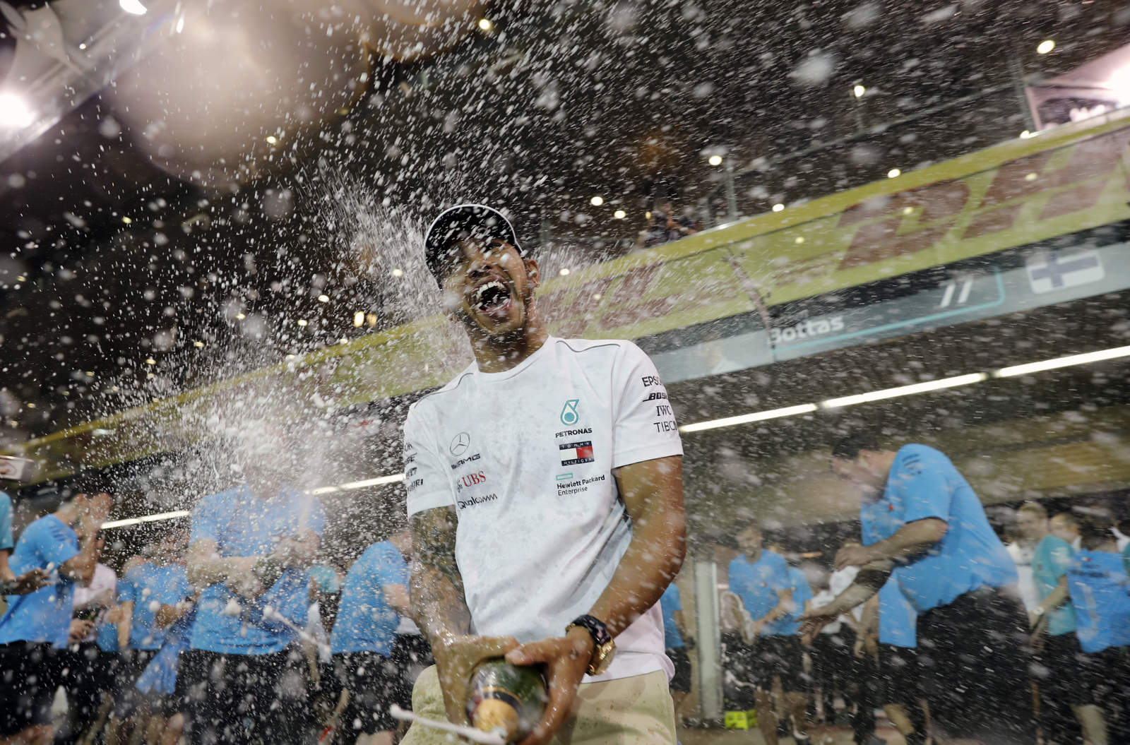 El piloto británico Lewis Hamilton, de la escudería Mercedes, se consagró como el mejor del 2018.