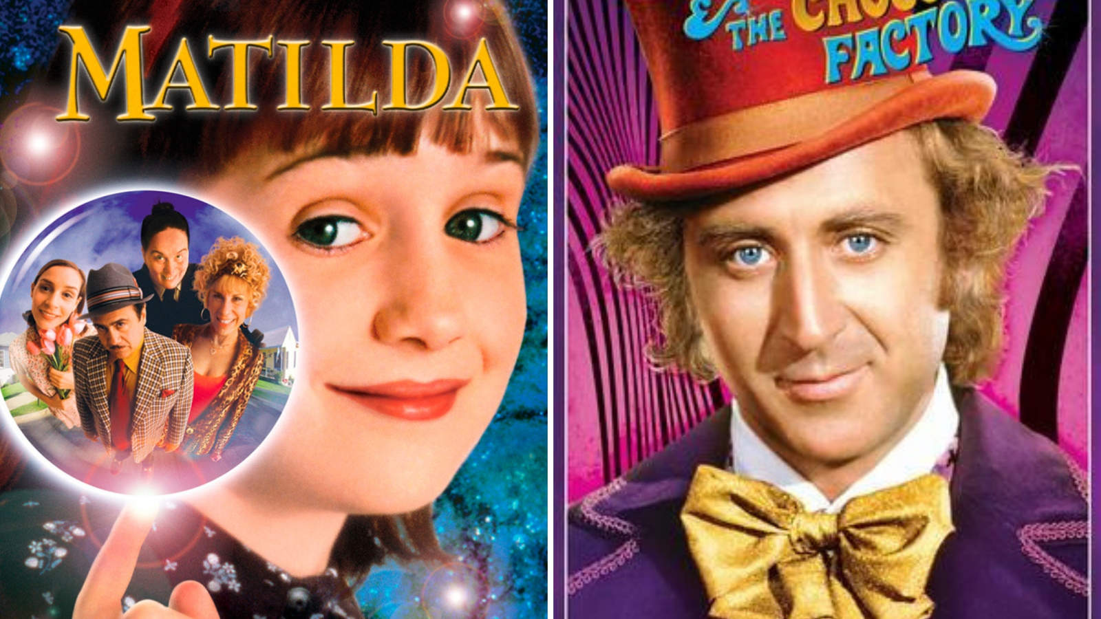 Matilda y Charlie y la Fábrica de Chocolates se convirtieron en un clásicos del cine, tan sólo “Willy Wonka” lleva dos adaptaciones y otra más en camino. (ESPECIAL)