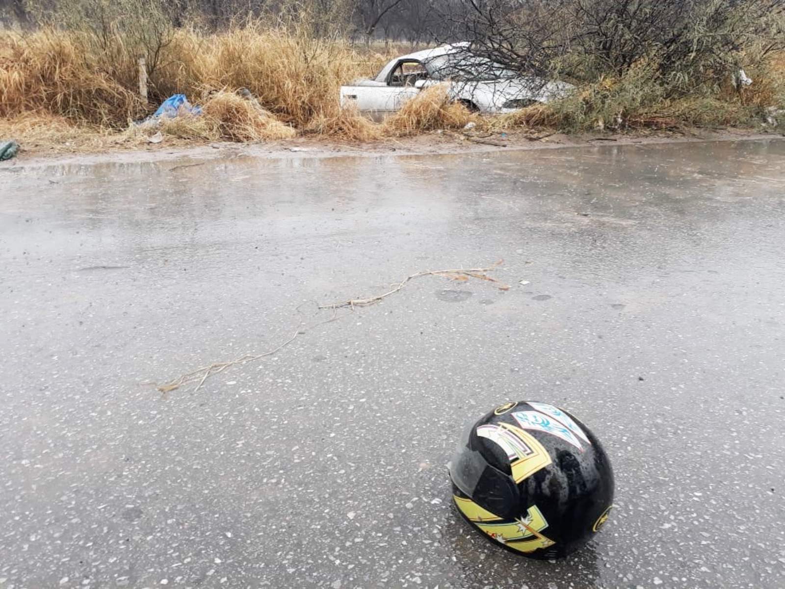 El accidente ocurrió esta mañana sobre la carretera a Santa Fe. (EL SIGLO DE TORREÓN) 