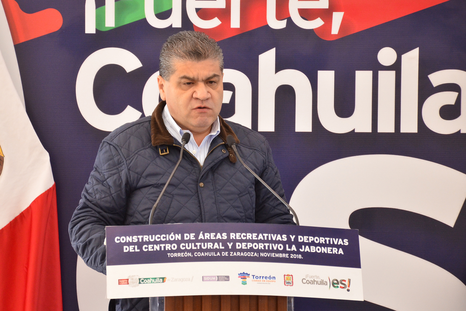 Informe. Miguel Ángel Riquelme cumple un año como gobernador de Coahuila.