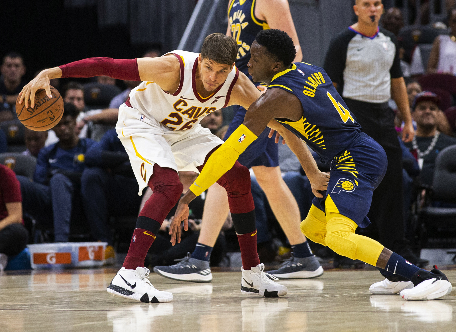 El alero de los Cavaliers de Cleveland, Kyle Korver (26), en octubre.