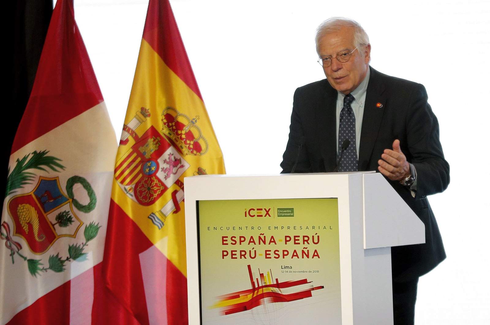 El ministro de Asuntos Exteriores de España, Josep Borell, aseguró que la inversión de empresas españolas llega México para quedarse. (ARCHIVO)