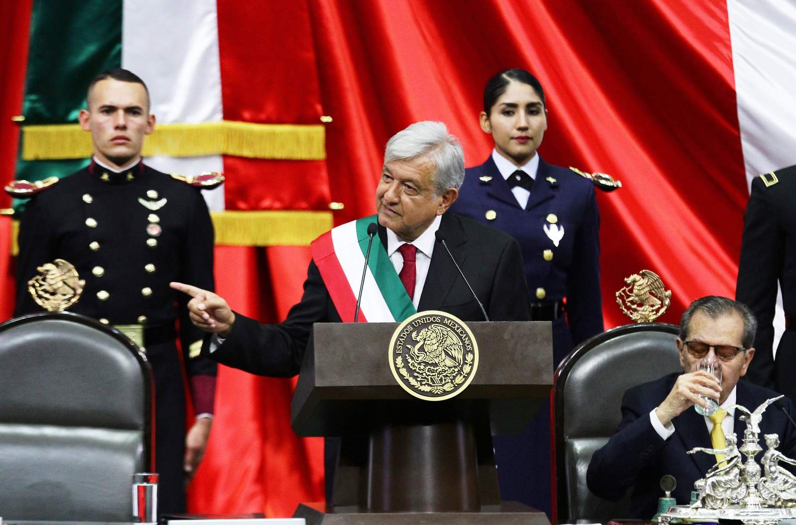La frase de López Obrador se volvió viral. (NOTIMEX) 