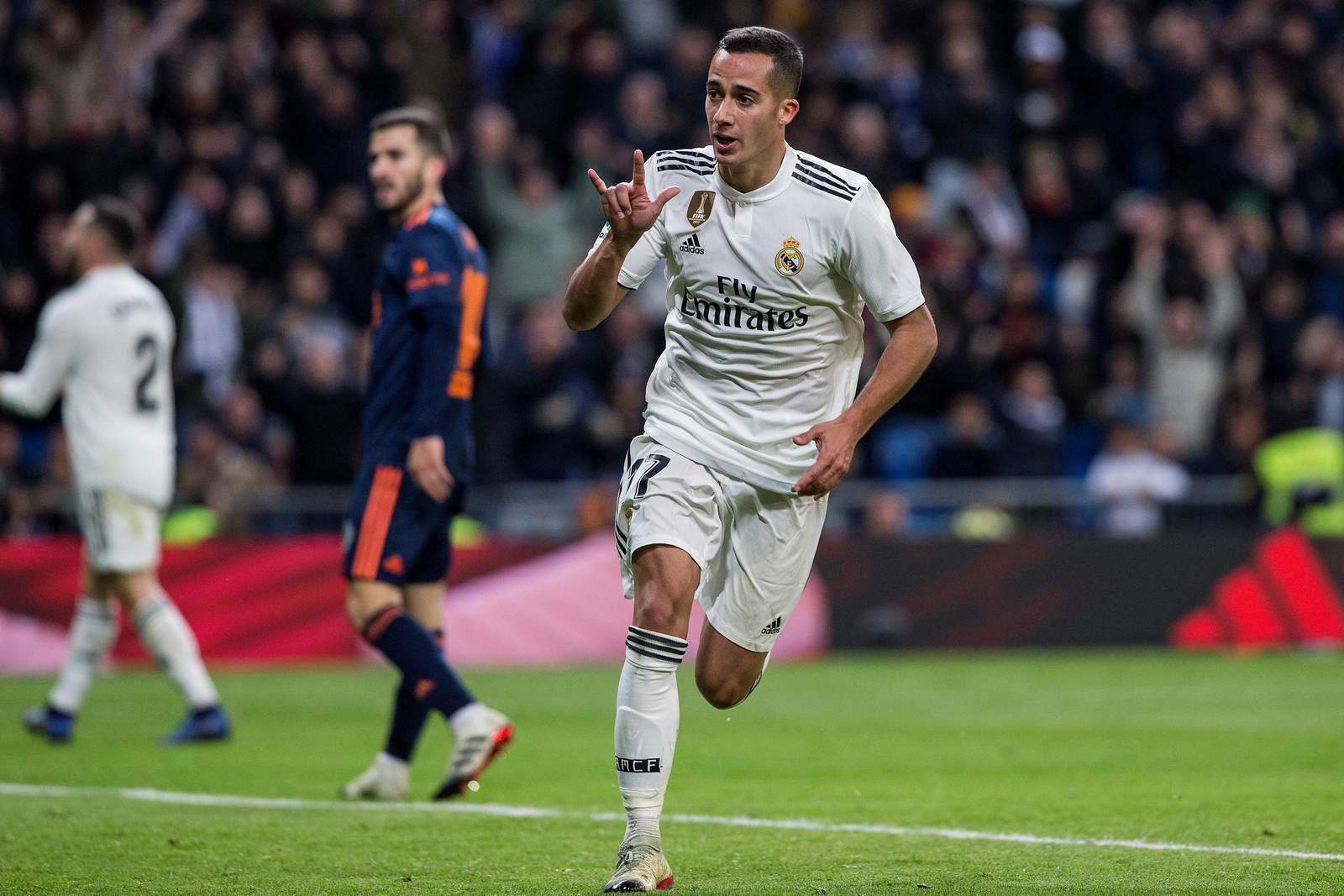 Lucas Vázquez le dio tranquilidad al Real Madrid al marcar el segundo tanto al minuto 83. (AP)