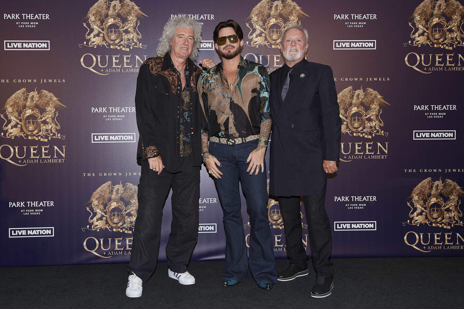 Los miembros originales de la banda Queen tendrán a Adam Lambert como vocalista en la gira Rhapsody. (AP)  