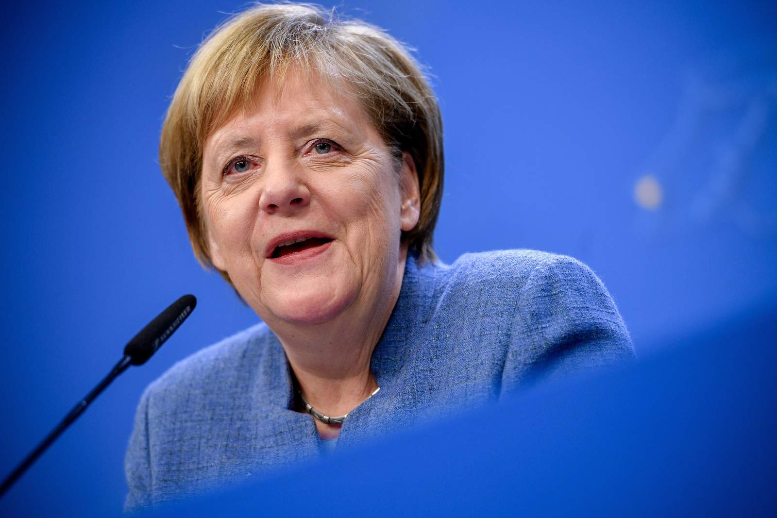  Angela Merkel retiene así el primer puesto por octavo año consecutivo. (ARCHIVO) 
